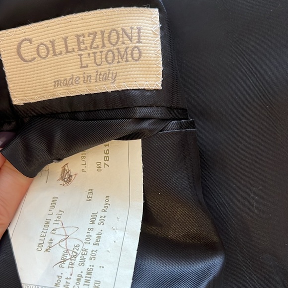 Men’s Collezioni L’uomo Wool Blazer. Size 54/L - Picture 8 of 9